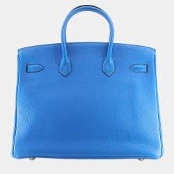 مملوكة مسبقًا Hermes Blue Togo Birkin Retourne 35
