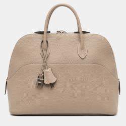 Pre Owned Hermes Brown Togo Bolide 35