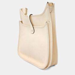 Pre Owned Hermes Beige Leather Evelyn 29