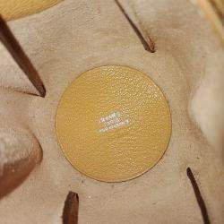 Pre Owned Hermes Brown Leather Pouch