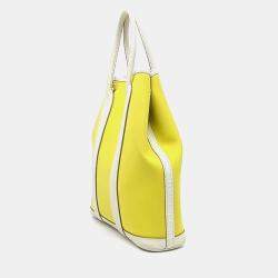 مملوكة مسبقًا Hermes Beige Yellow Fabric Garden File 28