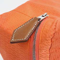 Pre Owned مكعب سفر بي إم حرير برتقالي من هيرمس