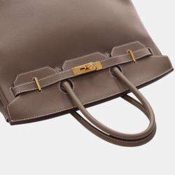 Pre Owned Hermes Brown Togo Birkin Retourne 35