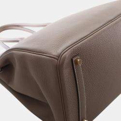Pre Owned Hermes Brown Togo Birkin Retourne 35