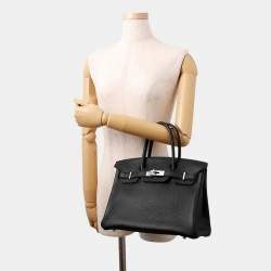 Pre Owned حقيبة هيرمس بيركن 30 جلد توريل ون كليمونس أسود