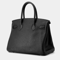 Pre Owned حقيبة هيرمس بيركن 30 جلد توريلون كليمونس أسود