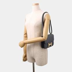 مملوكة مسبقًا حقيبة هيرمس كونستنس3 ميرو غريميست إيبسوم حجم صغير