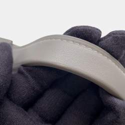 Pre Owned حقيبة هيرمس 24/24 فان كاترى جلد سويفت إيفركولور جري ميير/أسود حجم ميني