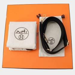 Pre Owned هيرمس إيفلين 3 أسود جلد توريلون كليمونس مقاس متوسط