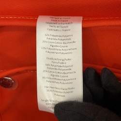 Pre Owned Hermes Dog Navy/Brown Canvas Carrier 2-Way Shoulder Bag 