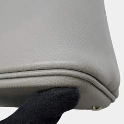 Pre Owned Hermes Bolide Gris Mouette Epsom Size 27