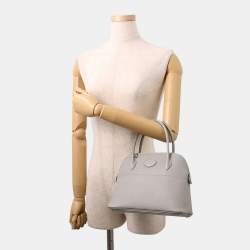 Pre Owned Hermes Bolide Gris Mouette Epsom Size 27