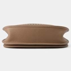 Pre Owned Hermes Evelyne III GM Etoupe Taurillon Clemence Leather Crossbody Bag