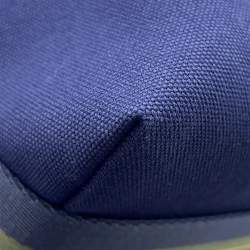 Pre Owned Hermes Bride-a-Brac PM Black Navy Canvas Top Handle Bag