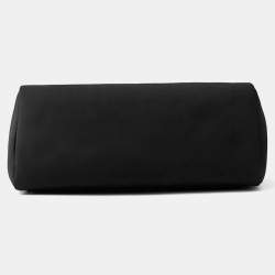 Pre Owned Hermes Herbag Zip Black Toile Military Vache Hunter Leather Size Gm