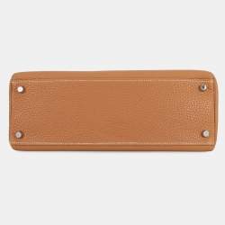 مملوكة مسبقًا Hermes Kelly Retourne Gold Togo Leather Size 32