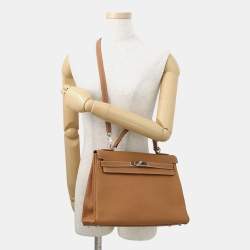 مملوكة مسبقًا Hermes Kelly Retourne Gold Togo Leather Size 32