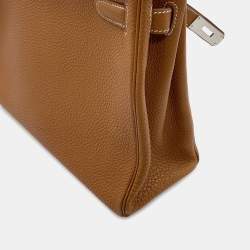 مملوكة مسبقًا Hermes Kelly Retourne Gold Togo Leather Size 32