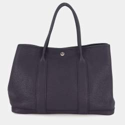 Pre Owned حقيبة هيرمس غاردن بارتي ليزر نيجوندا سايز بي إم بلو نوي 