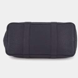 Pre Owned Hermes Garden Party Blue Nuit Negonda Leather Size Pm