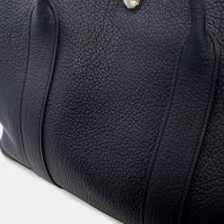 Pre Owned Hermes Garden Party Blue Nuit Negonda Leather Size Pm