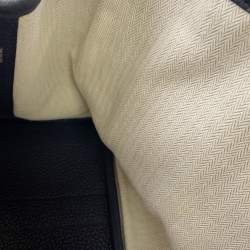 Pre Owned Hermes Garden Party Blue Nuit Negonda Leather Size Pm