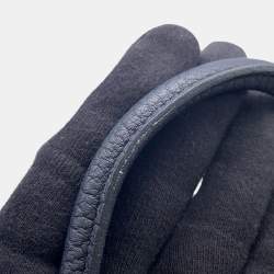 Pre Owned Hermes Garden Party Blue Nuit Negonda Leather Size Pm