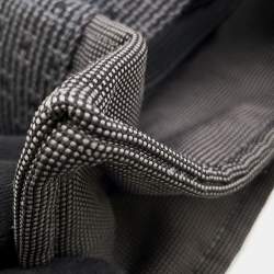 Pre Owned Hermes Her Line Ad Gray Nylon Canvas Size Mm