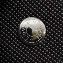 Pre Owned Hermes Her Line Ad Gray Nylon Canvas Size Mm