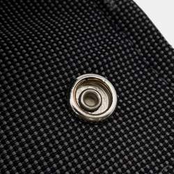 Pre Owned Hermes Her Line Ad Gray Nylon Canvas Size Mm