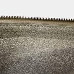 Pre Owned كلتش سيتي سلايد هيرمس كابا جلد توغو غريس تورتوري سايز ٢٤