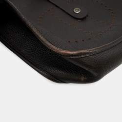 مملوكة مسبقًا Hermes Evelyne I PM Brown Togo Calfskin Leather Crossbody Bag