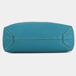 مملوكة مسبقًا حقيبة هيرمس دوبل سينس توت أزرق إزمير/أزرق سفير كلايمانش ثوريلون كلايمانش حجم 45