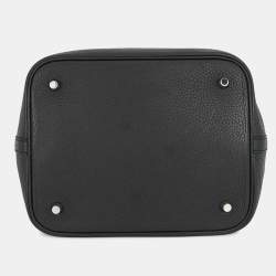 مملوكة مسبقًا Hermes Picotin Lock Black Taurillon Clemence Size Pm