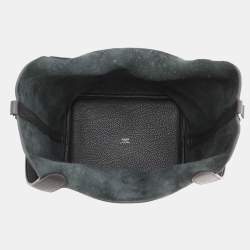 مملوكة مسبقًا Hermes Picotin Lock Black Taurillon Clemence Size Pm