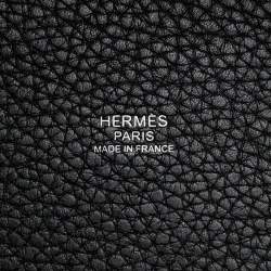 مملوكة مسبقًا Hermes Picotin Lock Black Taurillon Clemence Size Pm