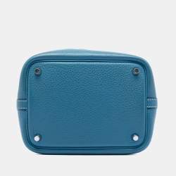 مملوكة مسبقًا Hermes Blue Clemence Picotin Lock 18