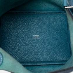 مملوكة مسبقًا Hermes Blue Clemence Picotin Lock 18