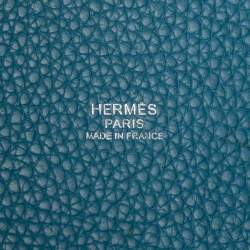 مملوكة مسبقًا Hermes Blue Clemence Picotin Lock 18