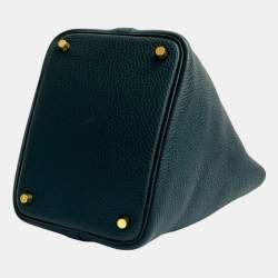 Pre Owned Hermes Green Clemence Picotin Lock 18