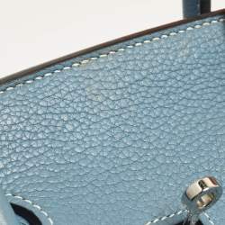 Pre Owned حقيبة هيرمس بيركين 35 جلد إبسون إيتان إكسسوار مطلي بلاديوم