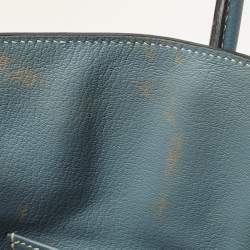 Pre Owned حقيبة هيرمس بيركين 35 جلد إبسون إيتان إكسسوار مطلي بلاديوم