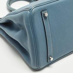 Pre Owned حقيبة هيرمس بيركين 35 جلد إبسون إيتان إكسسوار مطلي بلاديوم