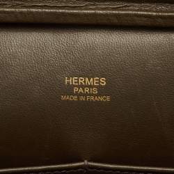 Pre Owned حقيبة هيرمس بلوم إيلان 28 جلد شيفر كوروماندل معدني