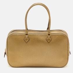 Pre Owned حقيبة هيرمس بلوم إيلان 28 جلد شيفر كوروماندل معدني