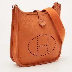 Pre Owned هيرمس إيفلين أمازون تبيم 16 مانجو توريلون كليمنس جلدي حقيبة كروس بودي