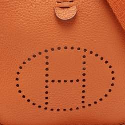 Pre Owned هيرمس إيفلين أمازون تبيم 16 مانجو توريلون كليمنس جلدي حقيبة كروس بودي