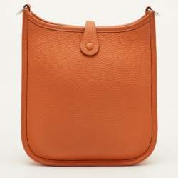 Pre Owned هيرمس إيفلين أمازون تبيم 16 مانجو توريلون كليمنس جلدي حقيبة كروس بودي