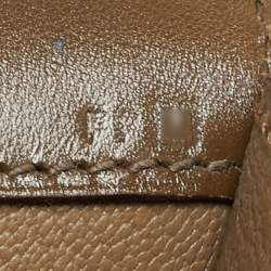 Pre Owned Hermes Medor 29 Vert Olive Box Leather Clutch