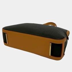 Pre Owned Hermes Black, Brown Fjord Escapade Tote